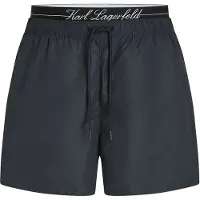 Karl Lagerfeld Shorts de bain bleu foncé / noir / blanc