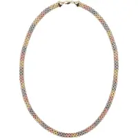 Gaya Chaîne or / or rose / argent