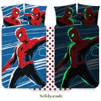 BrandMac Spiderman 1053 Glow 100 X 140 Cm (1029355) Bedding For Craddle Rouge Enfants
