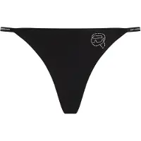 Karl Lagerfeld String 'Ikon' noir / transparent