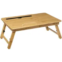 5 Five Plateau En Bambou Avec Pieds Réglables En Hauteur