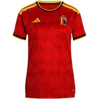 Adidas Belgium Femme - Jerseys/Réplicas, Rouge - Taille L (42-44) - Poly Mesh