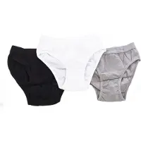 Dim Lot De 3 Culottes Blanche, Noire, Grise Les Pockets Dim Girl