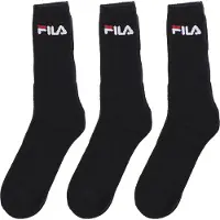 FILA Chaussettes unisexe Chaussettes Paquet de 3 homme - Noir - 43 / 46