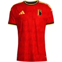 Adidas Maillot 'Belgium 26 Home Authentic' beige foncé / jaune / rouge / noir