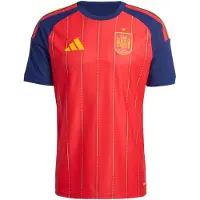 Adidas Spain 26/27 Authentic Home Short Sleeve T-shirt Rouge M Homme