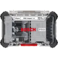 Bosch Accesorios Pro Screwdriver Bit Set 35 Pieces Argenté
