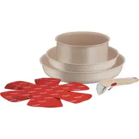Tefal Batterie Ingenio Delight 8 Pièces Crème