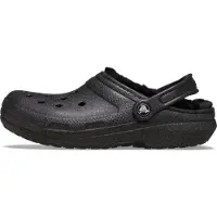 Crocs Sabots Classic Fuzz Lined Glitter Clog femmes - Noir - 36 / 37