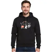 European League of Football Ligue européenne de football – Sweat à capuche noir pour homme ELF Helvetic Guards 1, en coton.