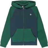 Element Icon Embroidery 2tone Full Zip Sweatshirt Vert 14 Years Garçon