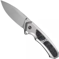 We Knife Corwyn, Gray Ti/Black & Pink CF, Stonewash