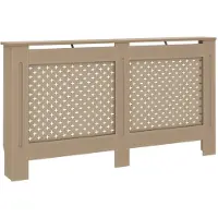 vidaXL Habillage de radiateur 152 x 19 x 81 cm MDF