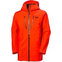 Helly Hansen - Veste de ski isolante et imperméable en PrimaLoft&reg; - Alpha Long Shell Cherry Tomato pour Homme - Taille M - Rouge