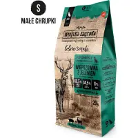 Wiejska zagroda Leśne smaki - Porc avec croustillants de cerf pour chiens de petite race - S 20kg