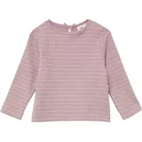 s.Oliver T-Shirt rose / blanc