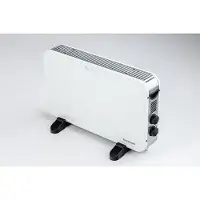 Ravanson CH-9000W, Chauffage d'ambiance par convecteur électrique, Intérieur, Couloir, Blanc, Plastique, Acier, Bouton rotatif