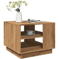 vidaXL Table basse Artisan-Chêne 55x55x42 cm Bois composite