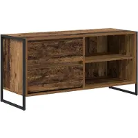 vidaXL : Meubles TV de 100 x 36 x 49,5 cm, en bois massif et panneaux de particules