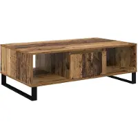 vidaXL Table basse en vieux bois 104 x 60 x 35 cm Bois composite