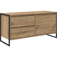 vidaXL : Meubles TV de 100 x 36 x 49,5 cm, artisanat, bois imitation chêne