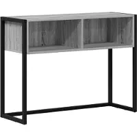 vidaXL Table d'appoint Gris Sonoma 100 x 36 x 75 cm Bois d'ingénierie