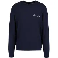 Armani Exchange pour homme. 8NZM5AZM1YZ1510 Pull uni marine (XXL), Casuel, Acrylique