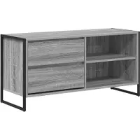 vidaXL - Meubles TV, 100 x 36 x 49,5 cm, en panneaux de particules imitation bois gris Sonoma