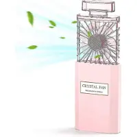 Yunong Ventilateur portatif rechargeable pour femme (2025), petit ventilateur personnel avec 3 vitesses, mini ventilateur de bureau électrique
