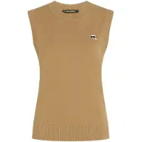 Karl Lagerfeld Tops en tricot noisette