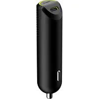 Unisynk Chargeur de voiture USB-C 60W noir, Adaptateur pour véhicule, Noir