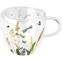 Ambiente Tasse À Thé Double Paroi Libellule
