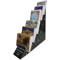 Richard Sellmer Verlag Présentoir de comptoir contenant 60 mini-calendriers de l'Avent aux motifs variés