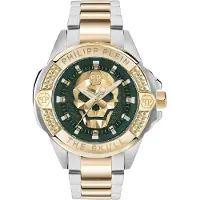 Philipp Plein Montre à affichage analogique or / argent