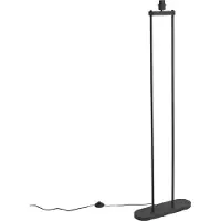 QAZQA Lampadaire moderne noir - Thijmen