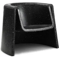 Normann Copenhagen Fauteuil lounge noir Bit