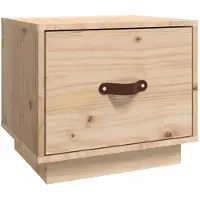vidaXL Table de chevet 40x34x35 cm Bois de pin solide