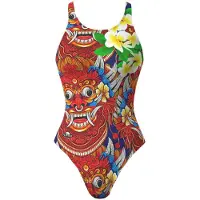Turbo Bali Flower Swimsuit Rouge L Femme