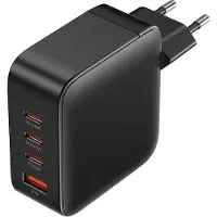Vention Chargeur de batterie, , Feib0-Eu, 3Xusb-C, Usb- A, 140W/140W/30W/18W, Gan (Noir)