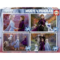 Educa Puzzle "La Reine des Neiges 2" 4 en 1 - Contient 50, 80, 100 et 150 pièces.