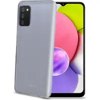 Celly Samsung Galaxy A03s Silicone Phone Case Clair