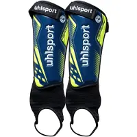 Uhlsport Tibia Plate Pro Protège-tibias Homme marine fluo jaune Gr M