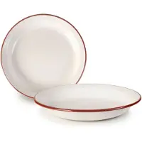 Jamon Assiette Creuse Email Bordeaux 28 Cm