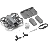 DJI Neo 2 Fly More Combo, 4 rotors, 12 MP, 2688 x 1512 pixels, 7000 m, 1606 mAh, noir, gris
