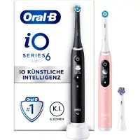 Oral-B iO Series 6 Black Lava/Pink Sand avec 2ème pièce à main