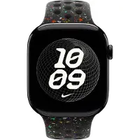 Apple Bracelet Nike Sport pour Watch | 44/45/46/49 mm - Taille M/L - Midnight Black