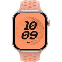 Apple Bracelet Nike Sport pour Watch | 44/45/46/49 mm - Taille S/M - Alpenglow Pink
