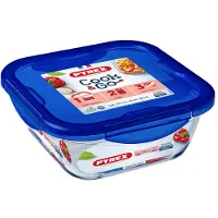 Pyrex Plat Carré Cook & Go Cuisson, Conservation Et Transport Hermétique -
