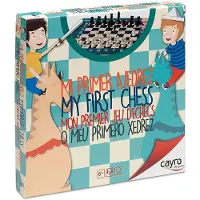 Cayro My First Chess Board Game Argenté Enfants
