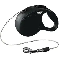 Flexi Laisse automatique New Classic XS Corde 3 m Noir